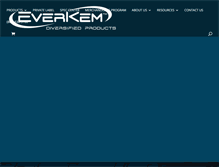 Tablet Screenshot of everkemproducts.com